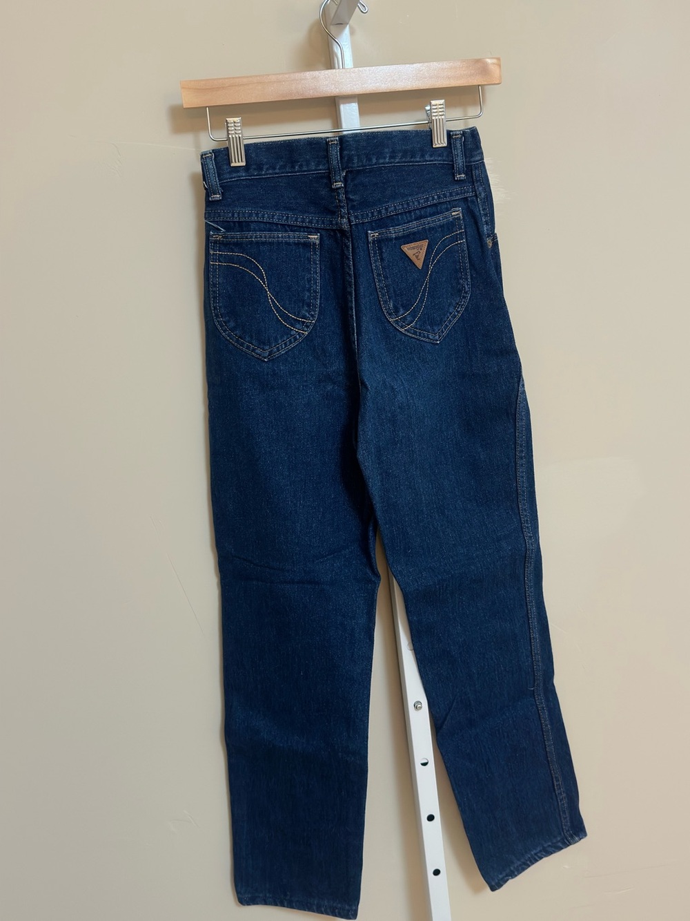 USA Vintage Wrangler Women’s 26” High Rise Dark Wash Mom Jeans